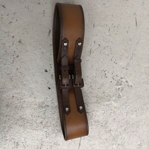 Burberry leather belt